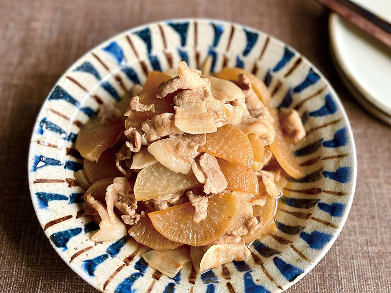 2025年11月のレシピ「薄切り豚バラ大根」