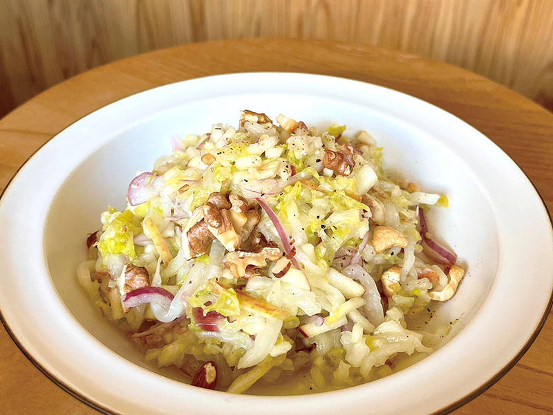 2026年1月のレシピ「ハクサイとリンゴのコールスロー」