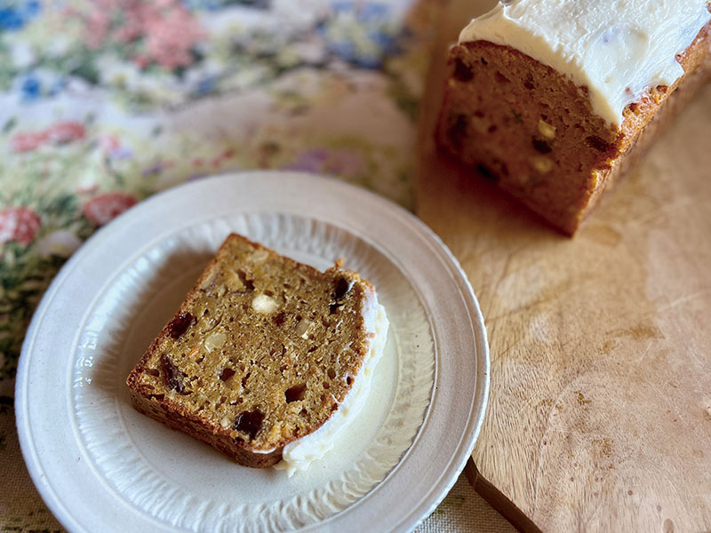 2026年3月のレシピ「スパイスキャロットケーキ」