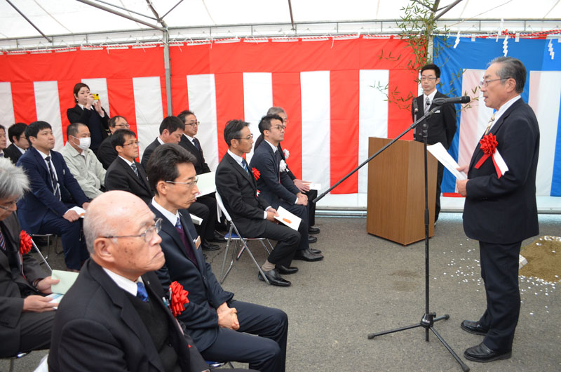 2019年12月のトピックス「たまねぎ施設再編工事の地鎮祭」